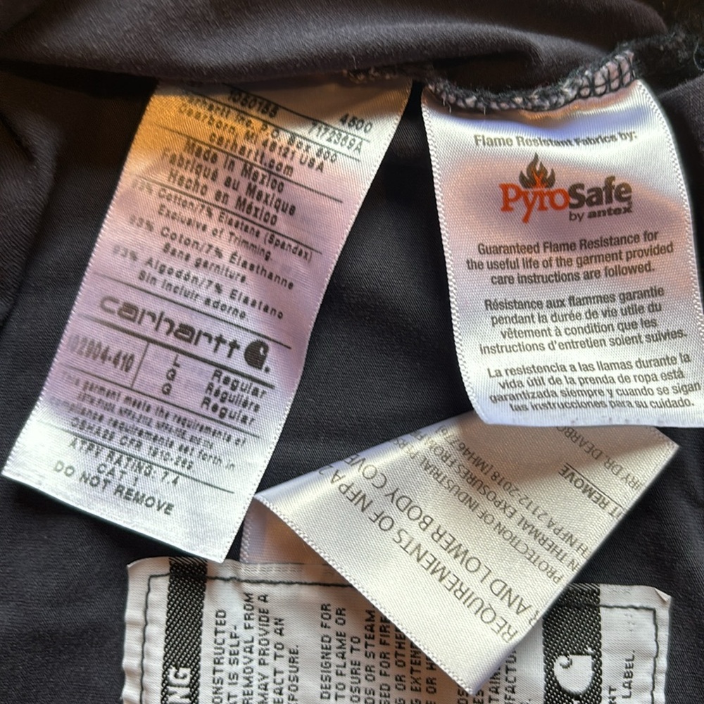 Carhartt long sleeve blue Tshirt, men’s L, Carhartt force - Picture 6 of 6
